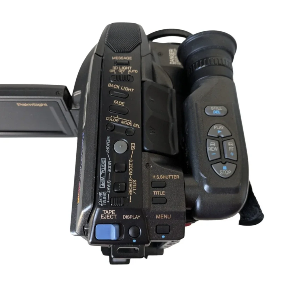 Panasonic PV-L858D Palmcorder PalmSight VHS-C Camcorder For Parts Very Clean